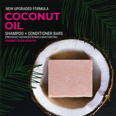 Coconut Oil Repair Conditioner Bar – Damaged Hair | VIORI