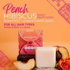 Peach Hibiscus Conditioner Bar