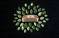 Bamboo Narrow-Tooth Comb – Eco-Friendly | VIORI