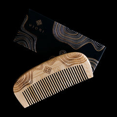 Bamboo Narrow-Tooth Comb – Eco-Friendly | VIORI