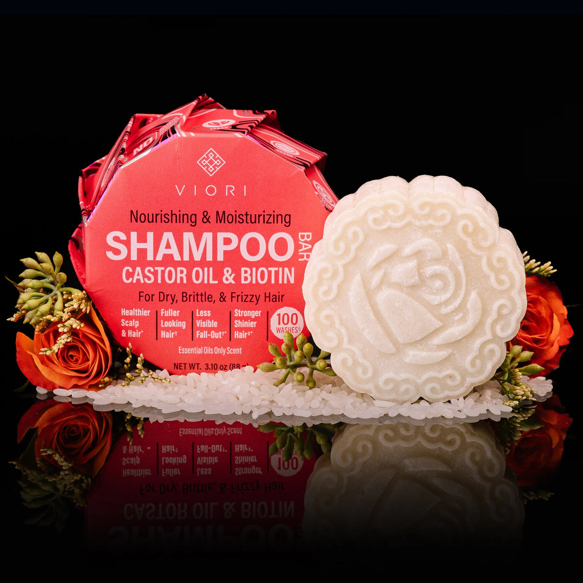 Castor Oil Shampoo Bar – Brittle & Dry Hair | VIORI