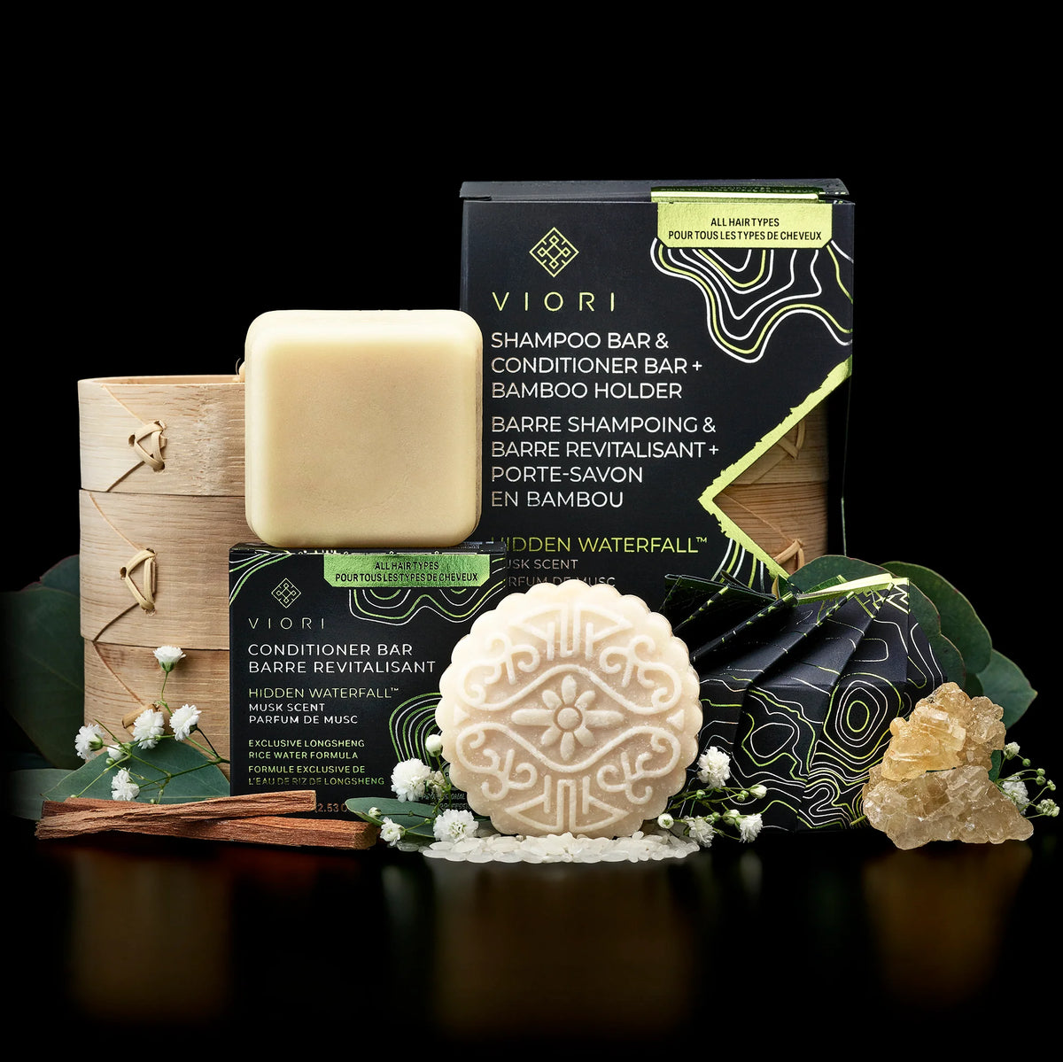 Shampoo + Conditioner + Bar Holder Bundle | VIORI